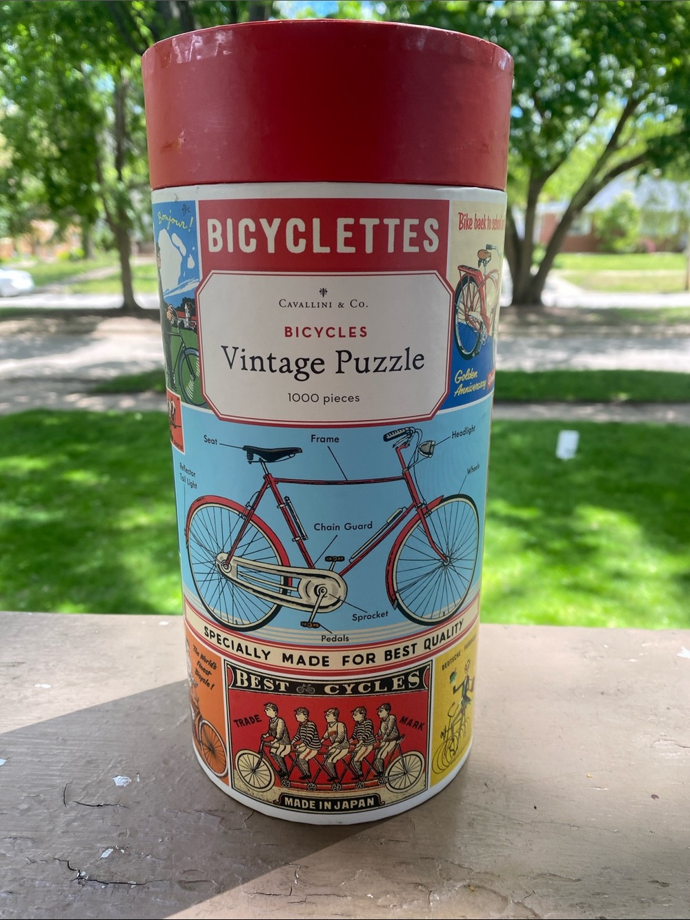 Cavallini Bike Puzzle